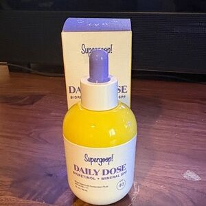 Supergoop! Yellow Daily Dose SPF with Purple Cap